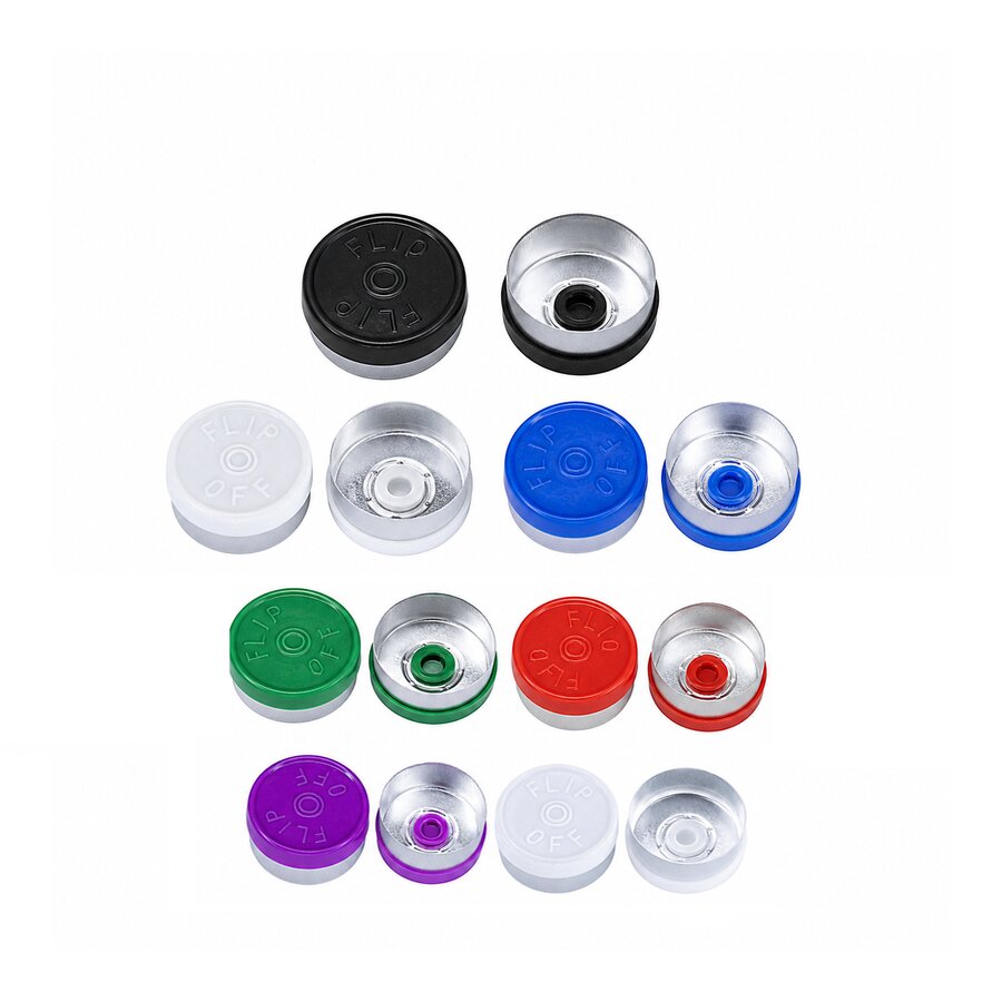 LAB1 Flip-Top Vial Caps (Aluminium Flip-Off Seals)