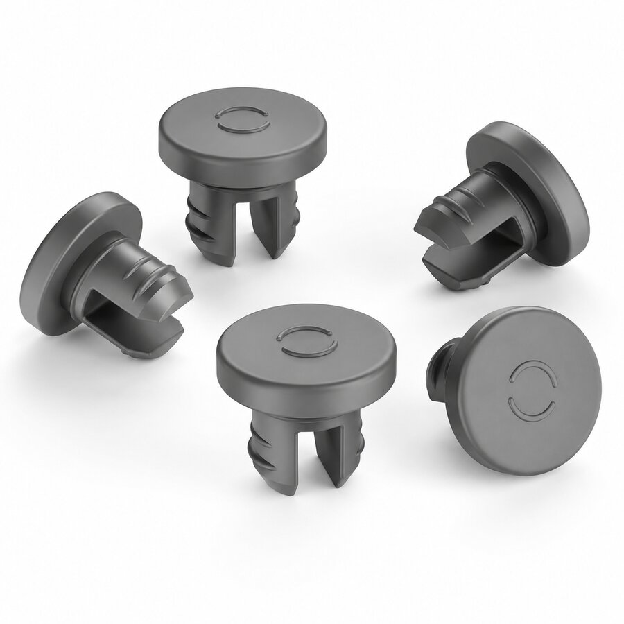 LAB1 Sterile Vented Rubber Stoppers for Vials